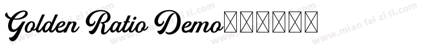 Golden Ratio Demo字体转换